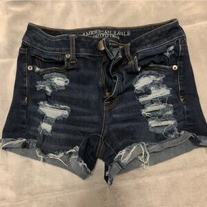 American eagle dark denim shorts​​​